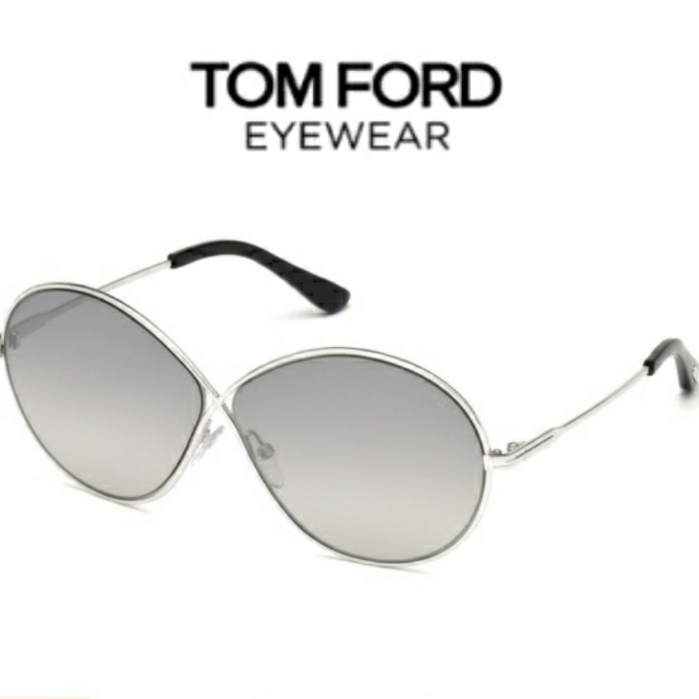Tom Ford Sunglasses 0564 Rania 02 18C Shiny Rodium